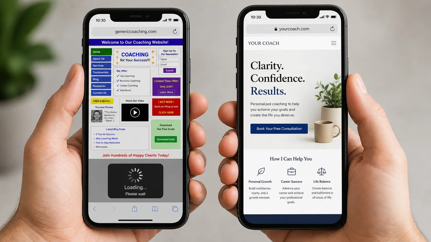 WordPress vs Webflow: platform vergelijking voor coaches